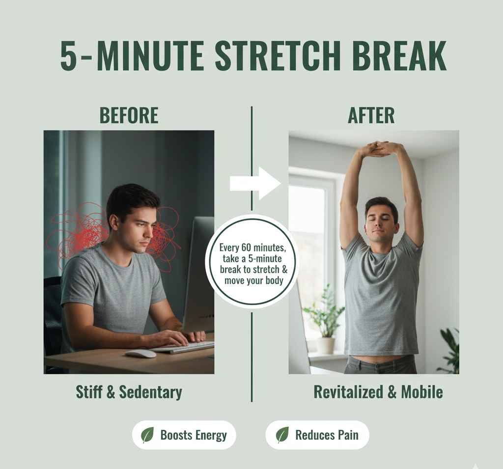 5-Minute Stretch Break 9 5 minute stretch break